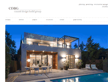 Tablet Screenshot of coastaldesignbuildgroup.com